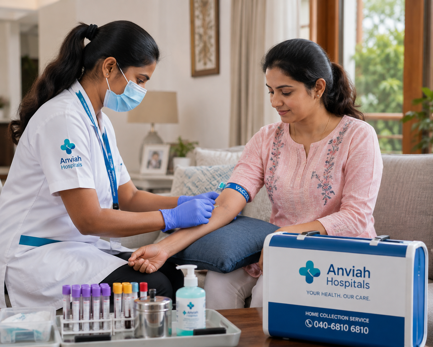 Home Sample Collection & Report Delivery